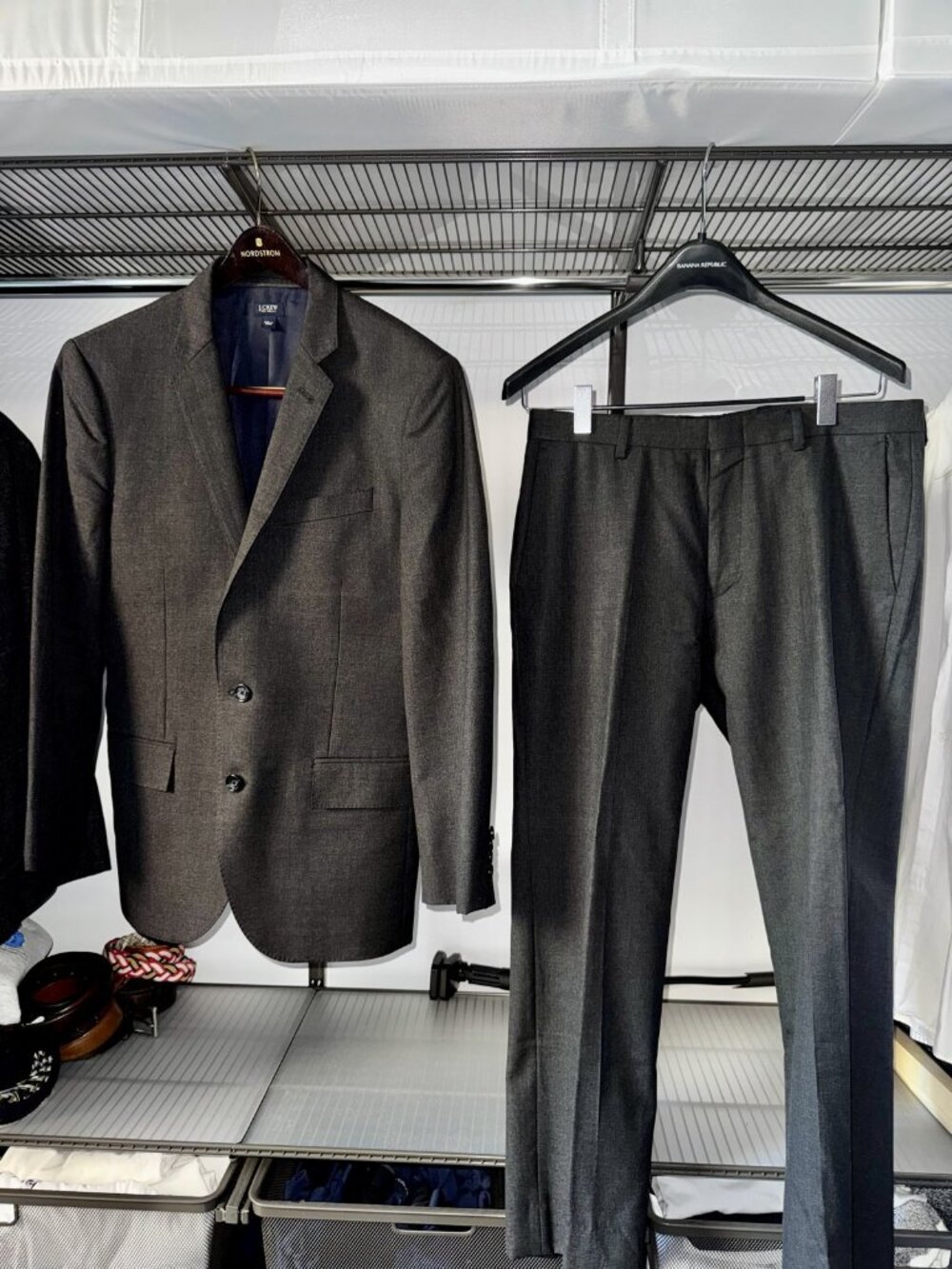 J.Crew Ludlow Slim Charcoal Loro Piana Super 120s Wool Suit 38S